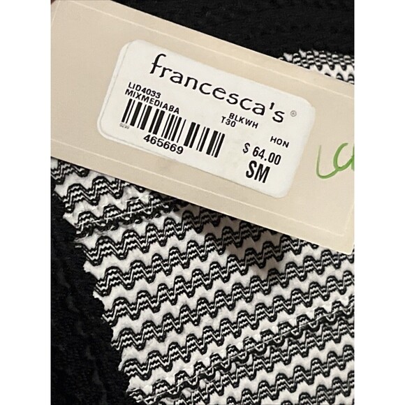 Women’s Alya Black and White Fit & Flare Mini Dress Size Small New with Tags - Picture 4 of 13